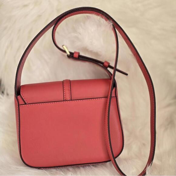 Michael Kors Lyra Small Flap Crossbody Leather Handbag - Picture 2 of 7